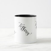 Tiffany répétant la tasse nommée de motif (Centre)