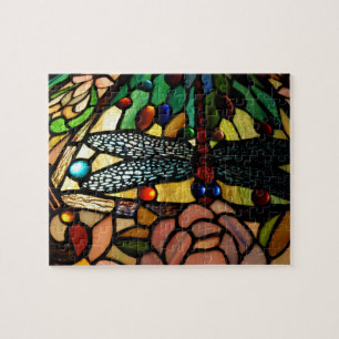 Tiffany Sluit Glas in lood lamp Shade Legpuzzel