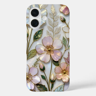 Tiffanyglas Bloem iPhone Hoesje Pastel Bloemen