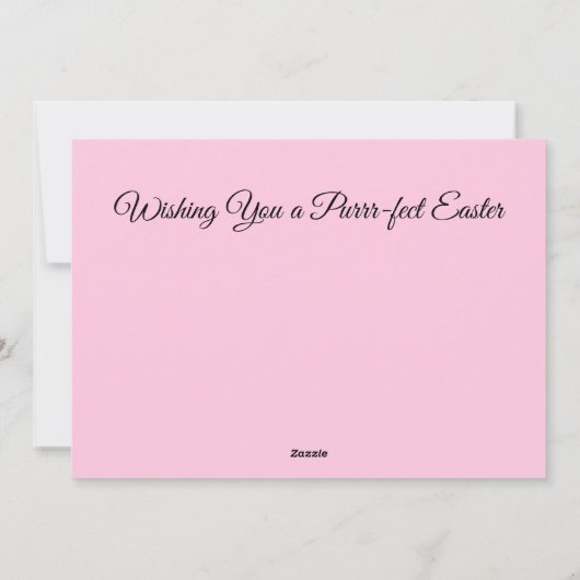 Tiffanys Paasmand - Kat/ Kitten - Platte kaart (Achterkant)