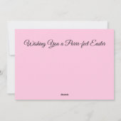 Tiffanys Pasenmand - Kat/ Kitten  - Vlakke kaart (Achterkant)