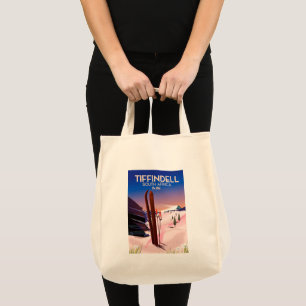 Tiffindell Zuid-Afrika Ski-poster Tote Bag