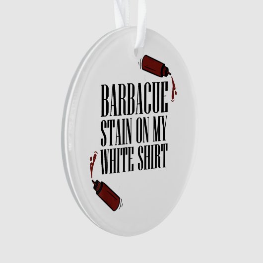 Tige barbecue sur mon blanc (devant)