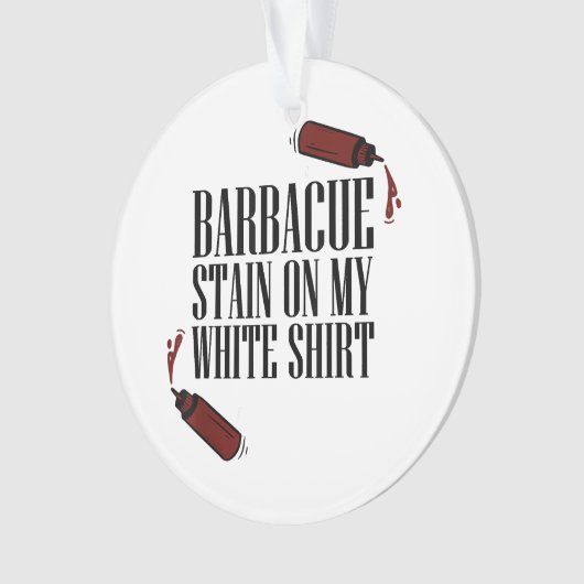 Tige barbecue sur mon blanc (devant)