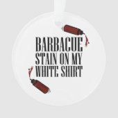 Tige barbecue sur mon blanc (devant)