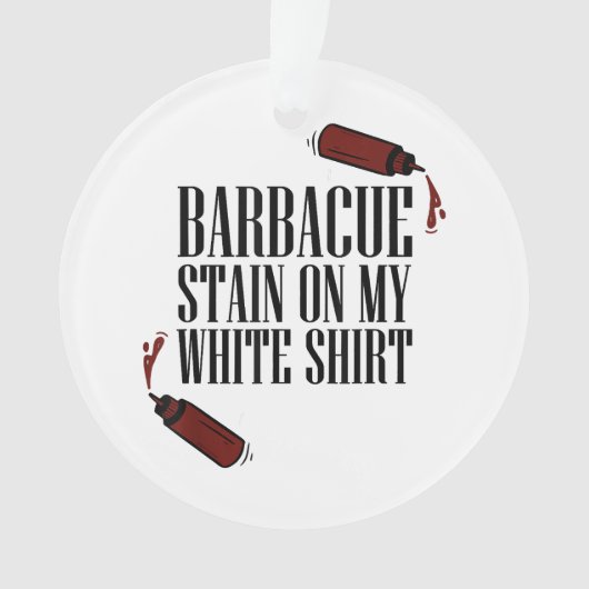 Tige barbecue sur mon blanc (devant)