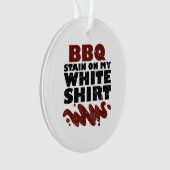 Tige barbecue sur mon blanc (devant)