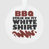 Tige barbecue sur mon blanc (dos)