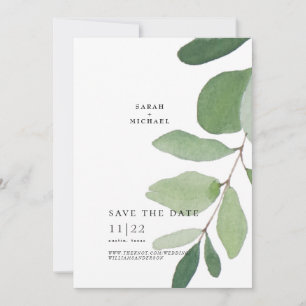 Tige de eucalyptus unique simple carte de sauvegar