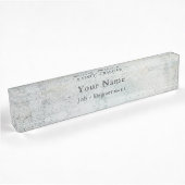 Tige effet ciment cadre Bureau Nom Plaque