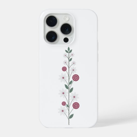 Tige Florale Élégante (Verso)