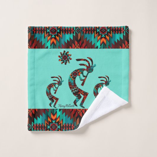 Tige Kokopelli du sud-ouest (Gant de toilette)
