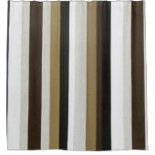 Tige rideau de douche Brown & blanc (Devant)