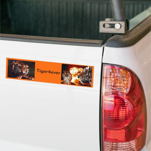 Tiger4ever Bumpersticker (Op Truck)
