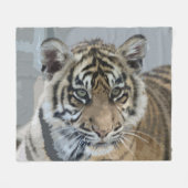 Tiger_2014_0901 Fleece Deken (Voorkant (Horizontaal))