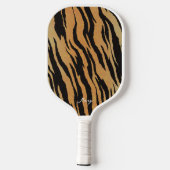 Tiger Achtergrond - Aangepaste Pickleball Paddle (Achterkant)