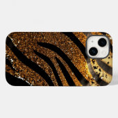 Tiger Agate Glitter iPhone Mate Tough Hoesje (Achterkant (horizontaal))