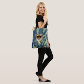 Tiger Allover-Canvas tas (Op model)