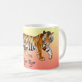 Tiger Animal Motif Mug (Devant droit)
