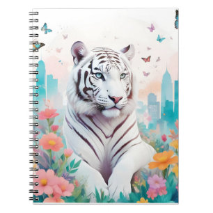 Tiger Animal Natuur Forest Oerwoud City Notitieboek