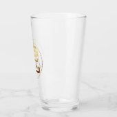 Tiger Année Or effet gaufré Symbole Coupe en verre (Gauche)