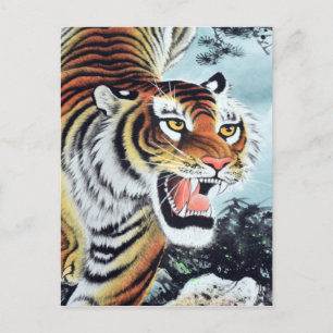 Tiger Art Briefkaart