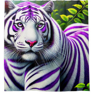 Tiger Art Douchegordijn