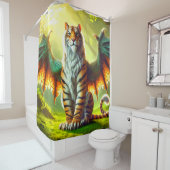 Tiger Art Douchegordijn (In situ)