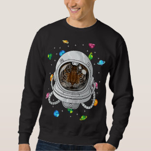 Tiger Astronaut Animal Deep in Space Cosmic Univer Trui