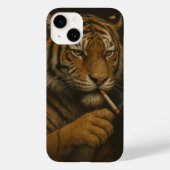 Tiger Attitude Cool Wild Phone Case" Case-Mate iPhone Case (Achterkant)