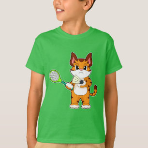 Tiger Badminton-racket T-shirt