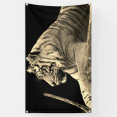 TIGER Banner MET GROMMETS (Verticaal)