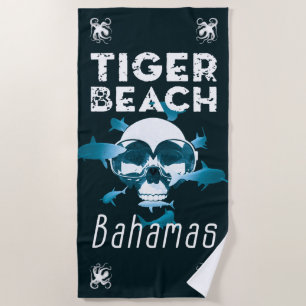 Tiger Beach Bahamas Shark Diving Strandlaken