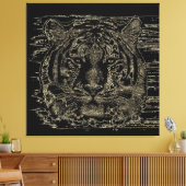 Tiger Beaux Art 3 Toile Enveloppée (Insitu(Salon))