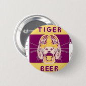 Tiger Beer Manhattan Brewing Pinback Button (Voorkant /achterkant)