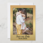 Tiger Big Cats Photo Enregistrer la carte Date (Dos)