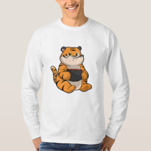 Tiger bij Eten met Bowl T-shirt