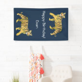 Tiger Birthday Banner (Insitu)