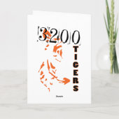 Tiger Birthday Kaart (Achterkant)