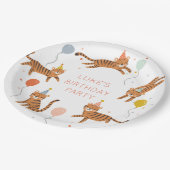 Tiger Birthday Papieren Bordje (Gekanteld)