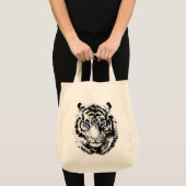 Tiger blanc - Sac fourre-tout de tigre (Devant (produit))