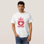 TIGER BLOED DONOR T Shirt (Voorkant volledig)