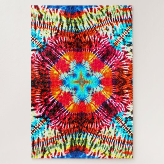 Tiger Blossom Dye Puzzle (Vertical)