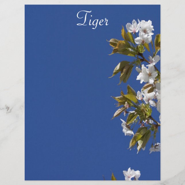 Tiger Blossom Letterhead (Voorkant)