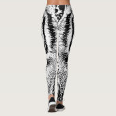 Tiger Blue Eyes Decor on Leggings (Achterkant)