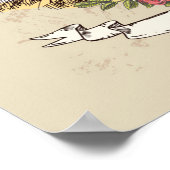 Tiger Boho Style Portret Poster (Hoek)