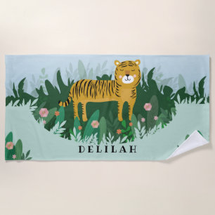 Tiger Bowl Beach Oerwoud Wild Design Strandlaken