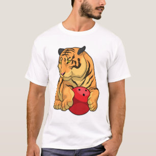 Tiger Bowling Bowling ball T-shirt