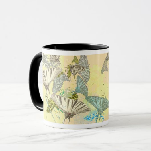 Tiger Butterfly Mug Mok (Voorkant links)
