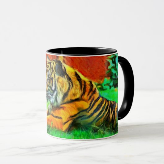 Tiger Café Mug (Devant droit)